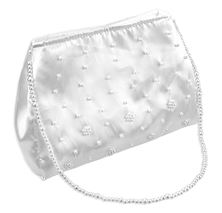FIRST COMMUNION PURSE WITH BEADED STRAP